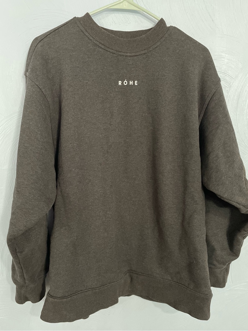 Men’s Size Small Rohe Gray Logo Sweatshirt